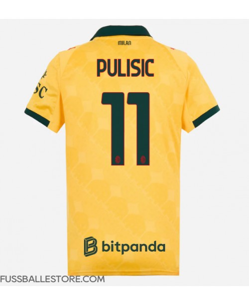 Günstige AC Milan Christian Pulisic #11 3rd trikot Damen 2025-26 Kurzarm Günstige AC Milan Christian Pulisic #11 3rd trikot Damen 2025-26 Kurzarm